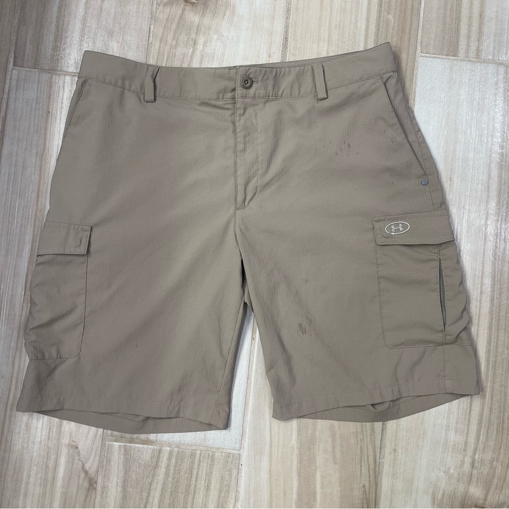 Under Armour Tan Cargo Shorts